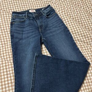 Wrangler Women's Flare Jeans in Dark Blue